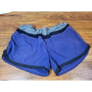 Lululemon Groovy Run Short Purple/Heathered Grey Built-In Liner Size 12